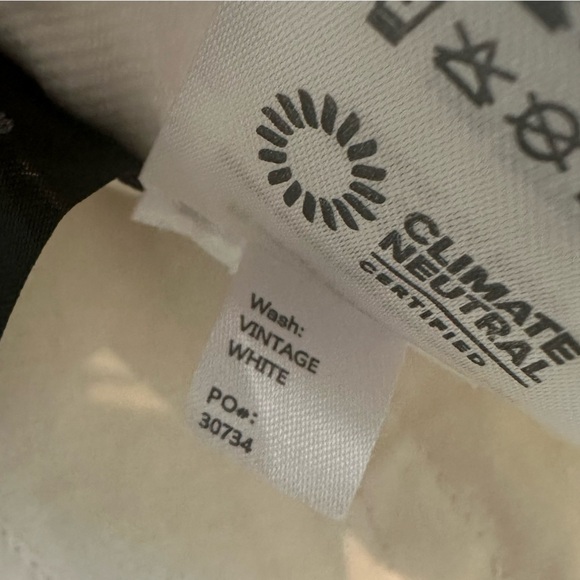 Reformation Jeans White Denim Wilder High Rise Wide Leg Cotton Size 28 - Picture 7 of 7